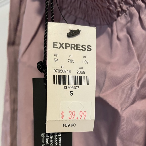 Express Lilac Quarter Sleeve, Off the Shoulder Wrap Dress - Picture 2 of 7